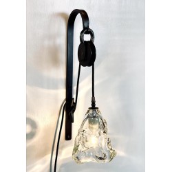 JASON WEIN PULLEY SCONSE WITH TULIP SHADE